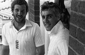 A picture of Ian Botham and Mike Brearly